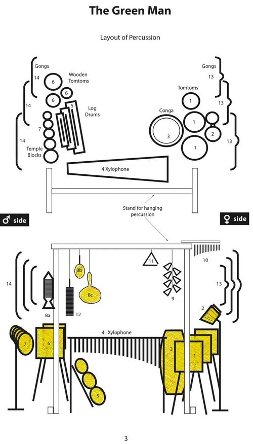 The Green Man Setup Diagram